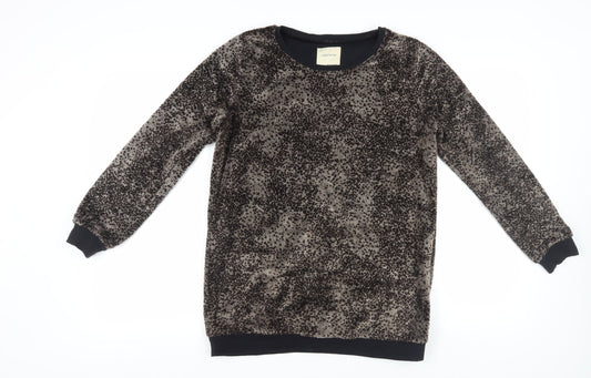 Next Women Black Long Sleeve Pullover Size 12