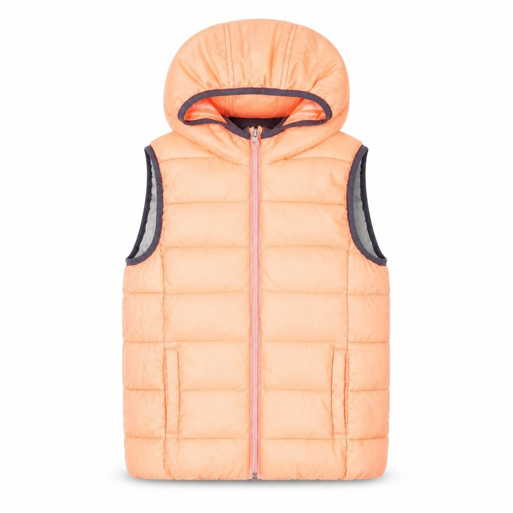 Next Girls Orange Hooded Puffer Jacket 10 Years