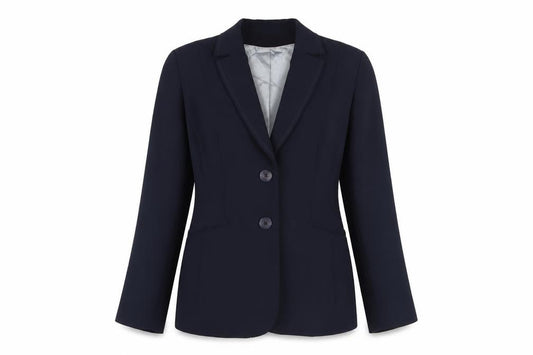 Busy Women's Blue Classic Blazer, Size 12