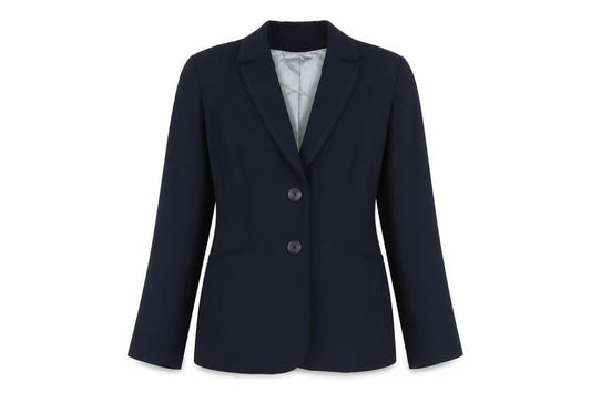 Busy Women's Blue Classic Blazer, Size 12