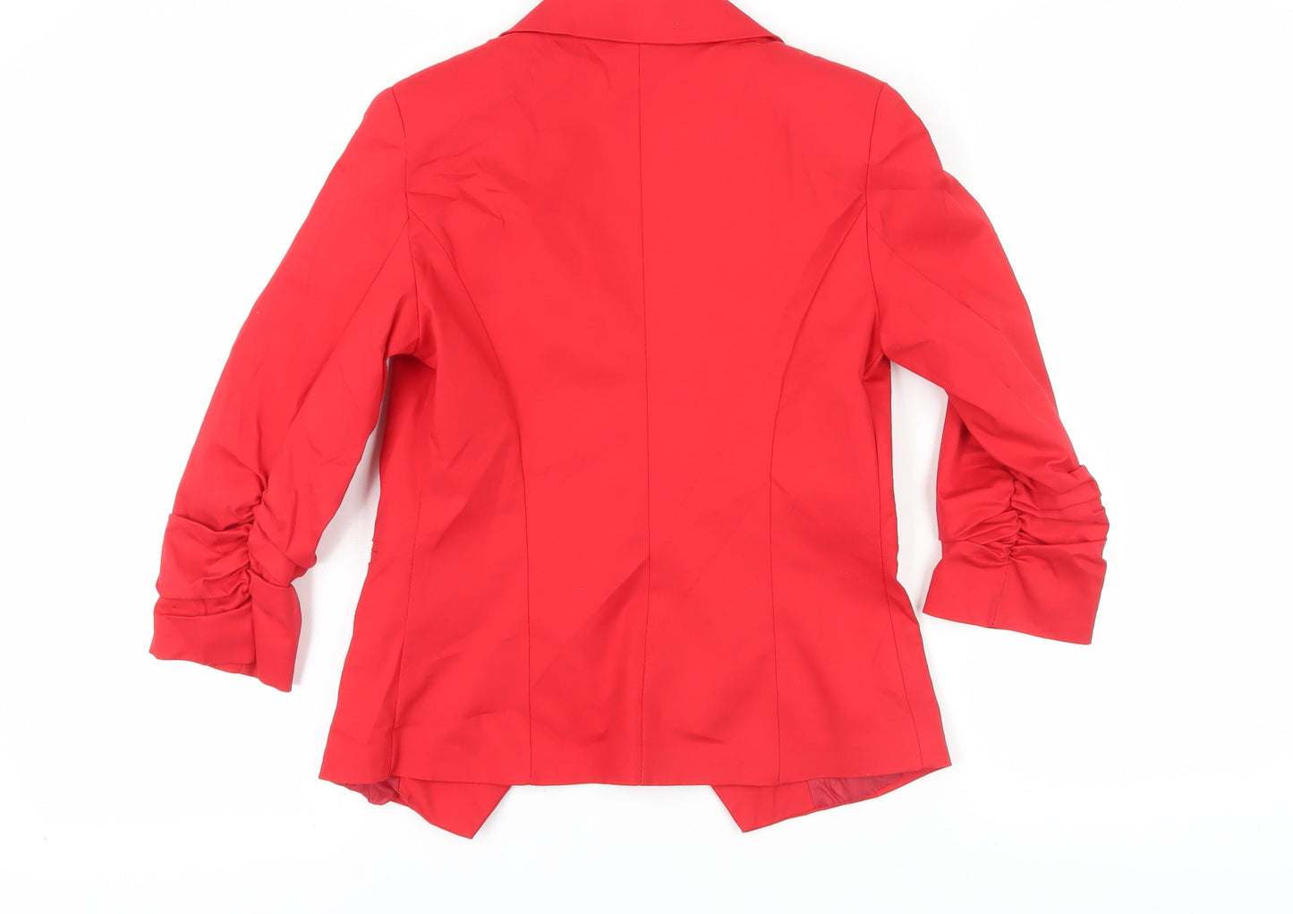 Walg Red Women's Blazer, Size S, 3/4 Sleeve