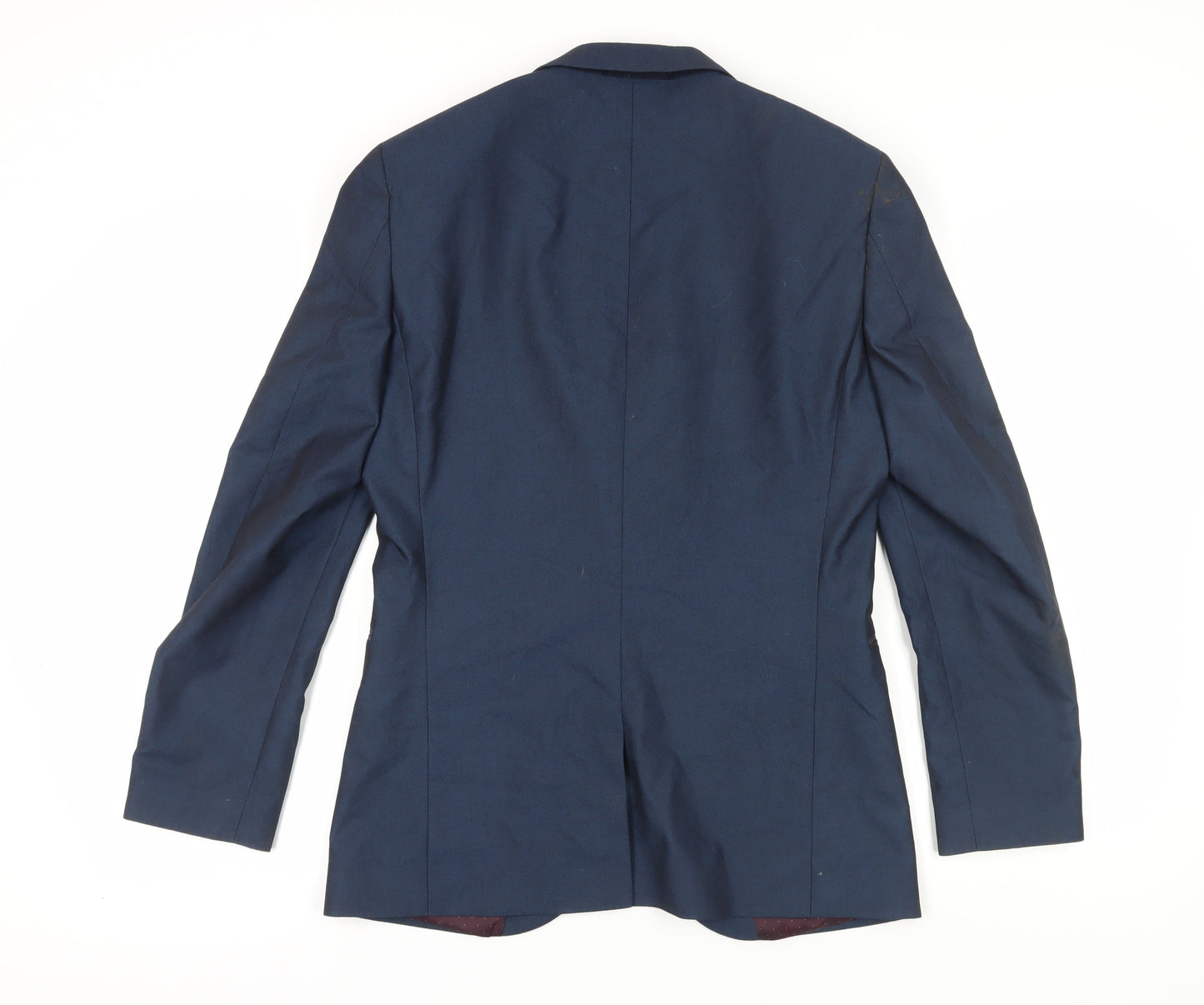 Next Men's Blue Blazer, Size 36R, Formal Single-Breasted