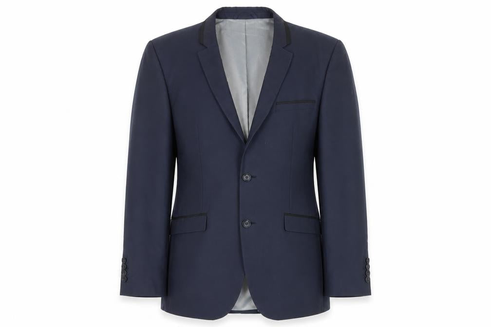 Burton Men's Blue Slim Fit Blazer, Size 40R