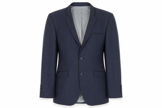 Burton Men's Blue Slim Fit Blazer, Size 40R