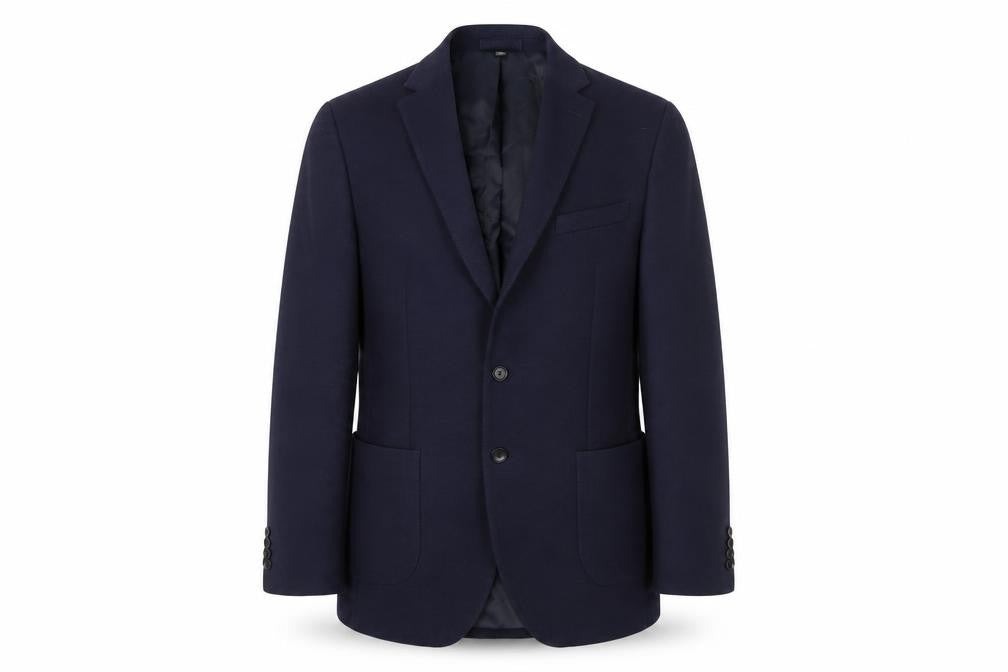 Marks & Spencer Men's Blue Blazer, 42L, Long, Formal