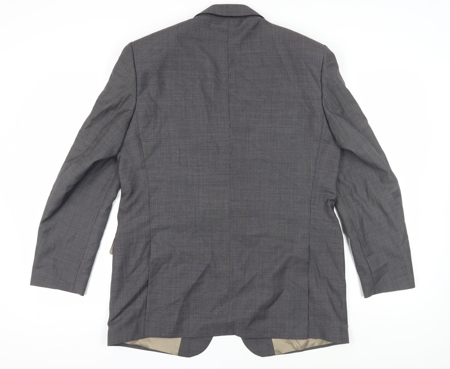 Marks and Spencer Men's Grey Wool Blazer, Size 42R, Classic Fit