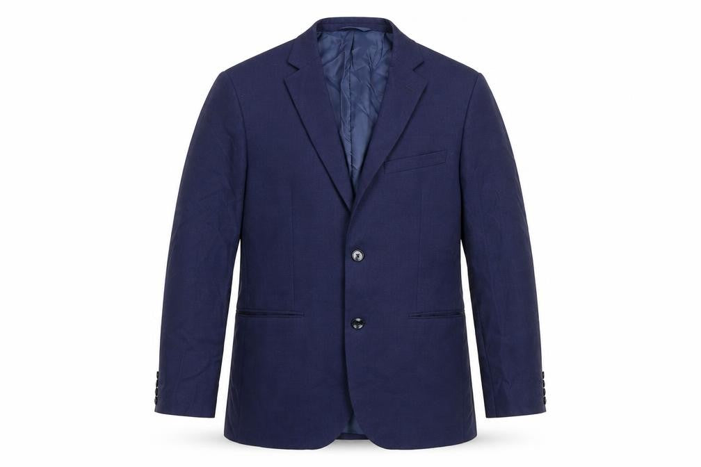 DKNY Men's Blue Slim Fit Blazer - 40R