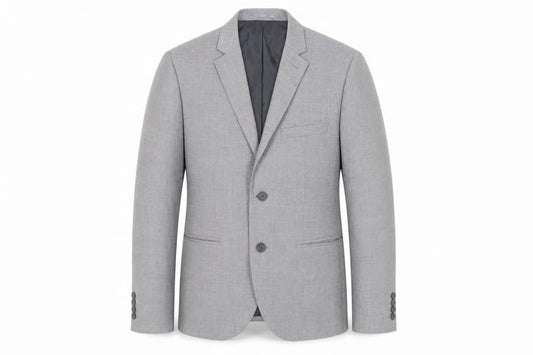 H&M Men's Grey Slim Fit Blazer, Size 36R, Formal