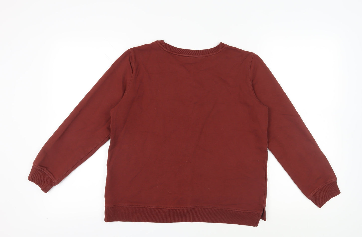 Vero Moda Women's Red Floral Pullover Sweatshirt L