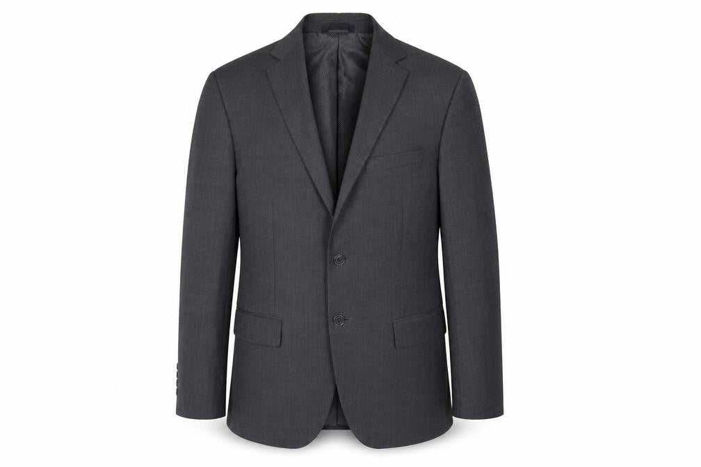 Marks & Spencer Men's Grey Blazer, Size 40S, Regular Fit