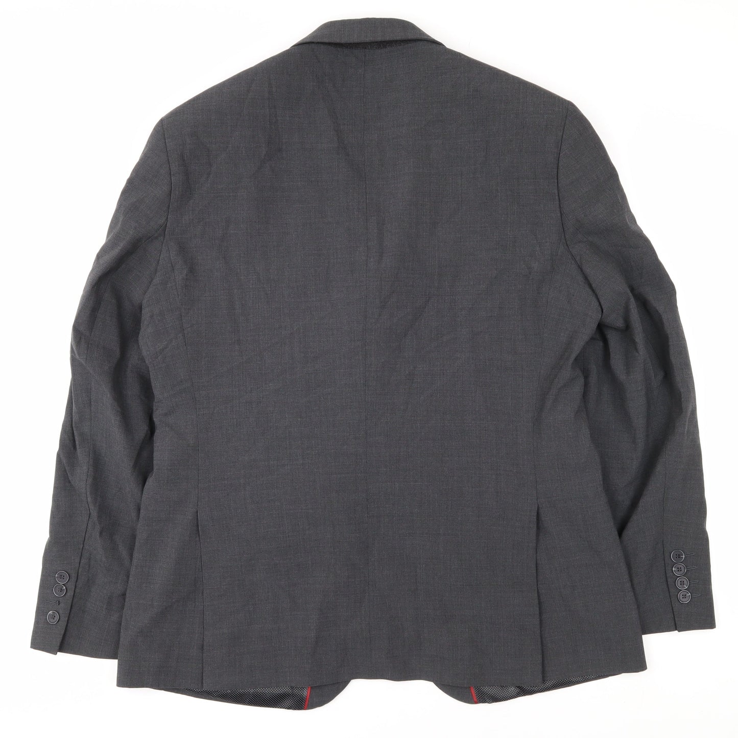 Marks and Spencer Men's Grey Blazer, Size 40S, Regular Fit