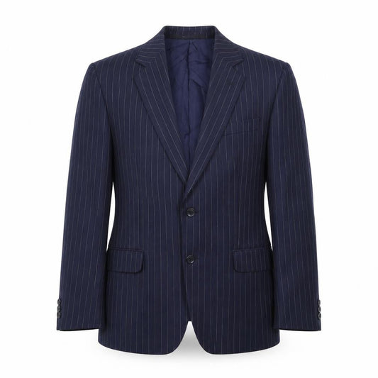 Westbury Men's Blue Striped Blazer, Size 40S, Classic Fit