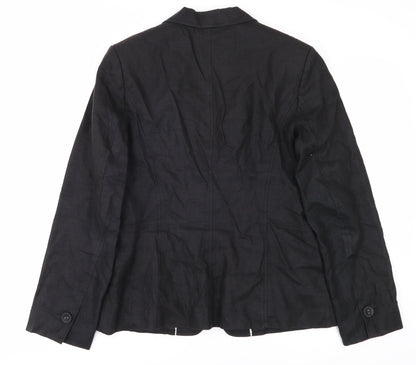 Next Women's Black Blazer Size 12 Tailored Business