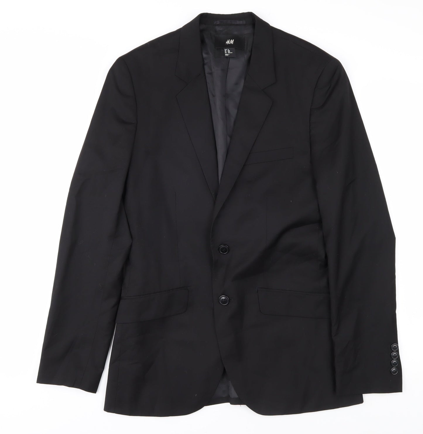 H&M Men's Black Blazer Size 36 Regular