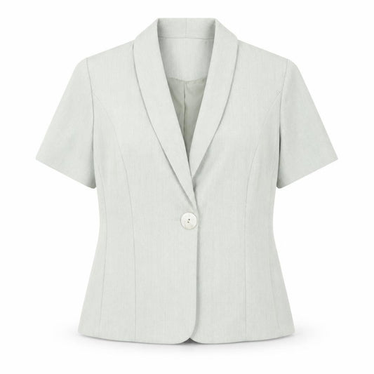 Bonmarché Women's Green Blazer Size 12 Herringbone Lined