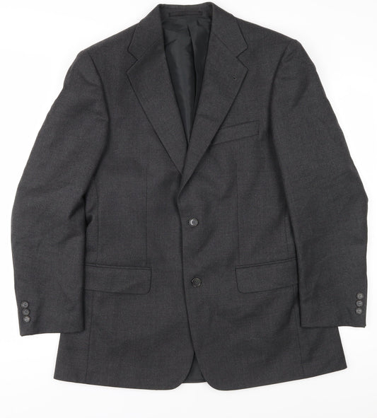Westbrook Men's Grey Blazer, Regular Fit, Size 38R