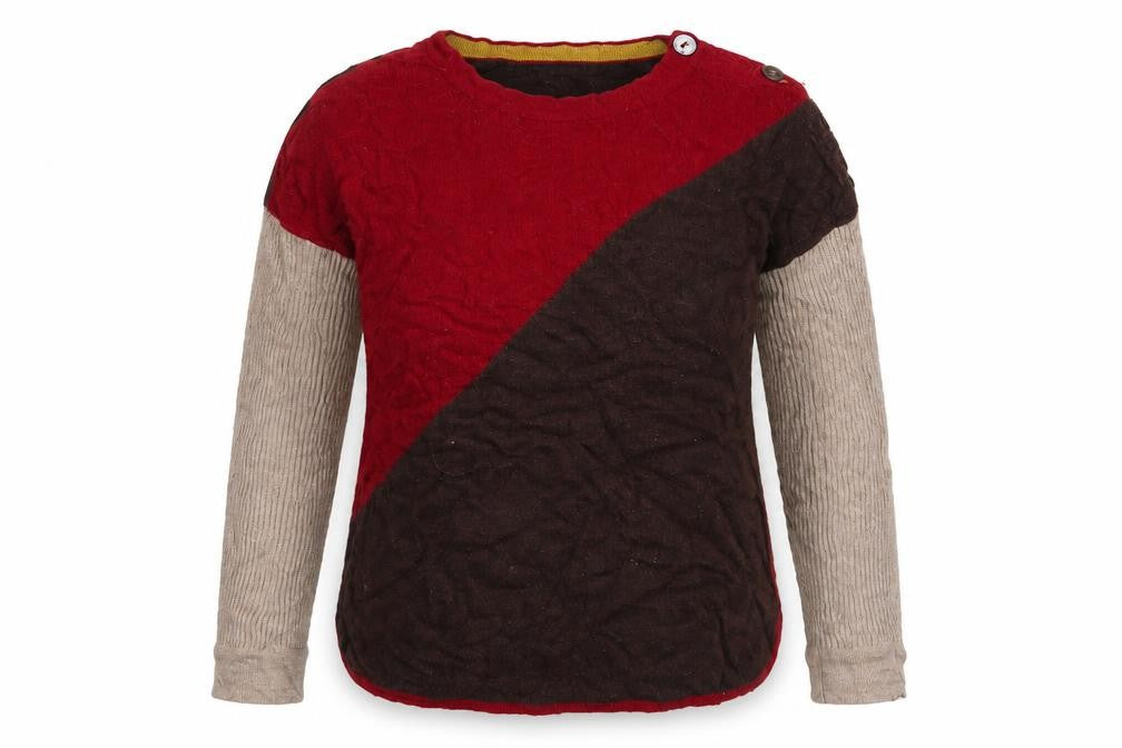 White Stuff Women's Multicoloured Jumper, Size 8, Heavyweight Knit