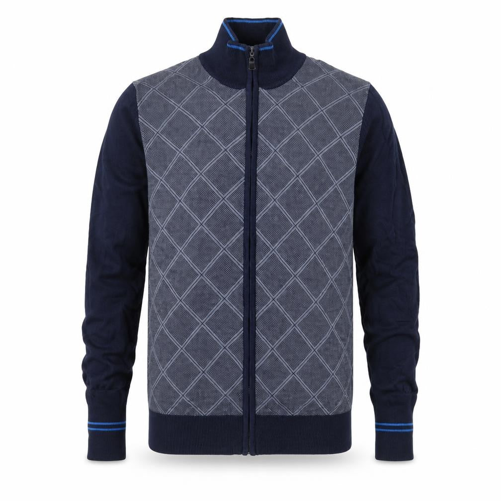 Frederik Andersen Copenhagen Men's Blue S Full Zip Jumper