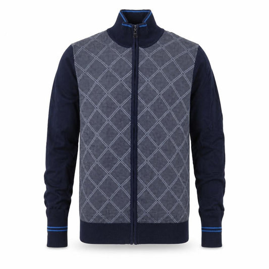 Frederik Andersen Copenhagen Men's Blue S Full Zip Jumper