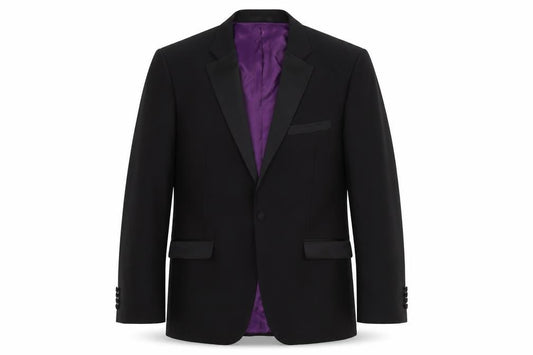 Charlton Gray Men's Black Tuxedo Blazer 42L