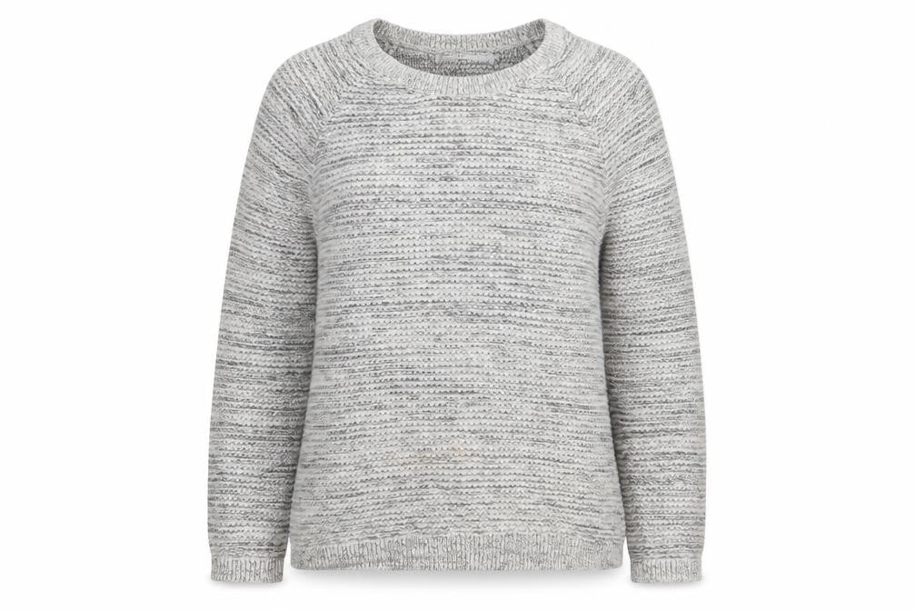 John Lewis Women's Grey Crew Neck Pullover Jumper Size 12