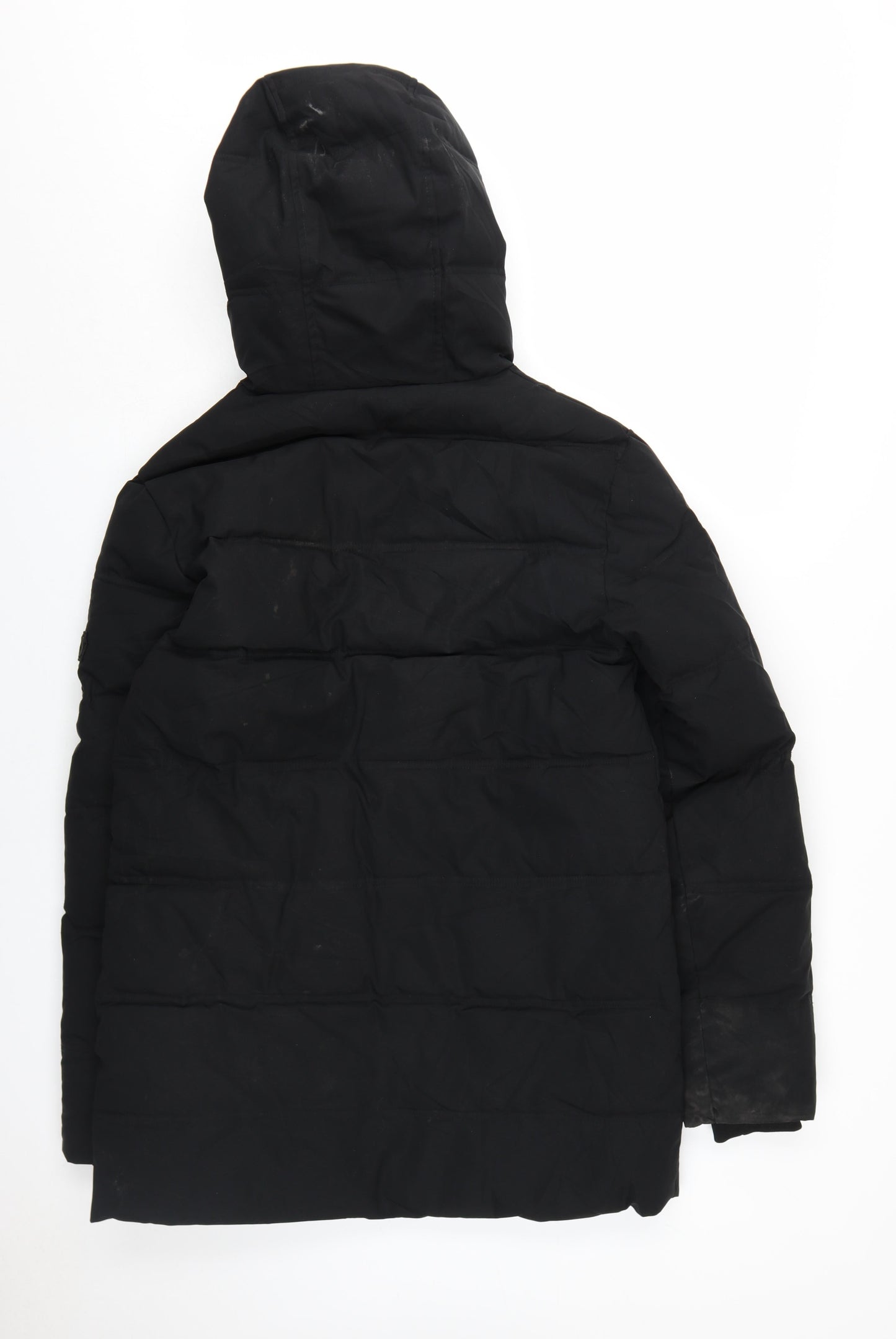 Status Men's Black XS Hooded Puffer Jacket