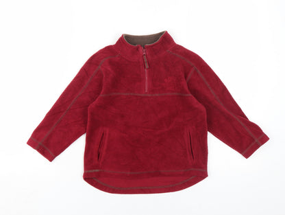 Additional front view of Rebel Active boys’ red 3-4 years fleece sweatshirt
