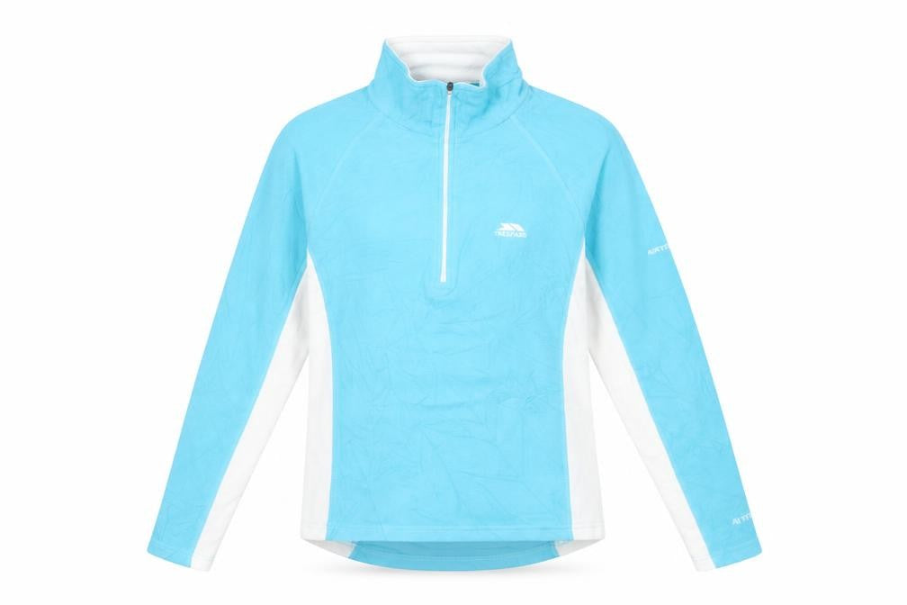 Trespass Women's Blue 1/4 Zip Sweatshirt M