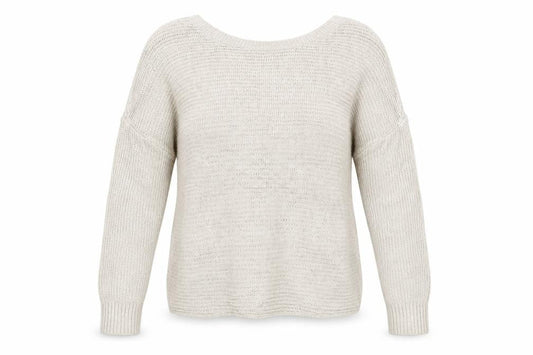 Hollister Women's Beige Knit Pullover Jumper, Size S