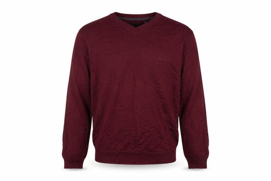 Pierre Cardin Men's Red V-Neck Pullover Jumper M