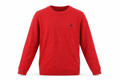 United Colors of Benetton Boys Red Cotton Pullover Jumper M