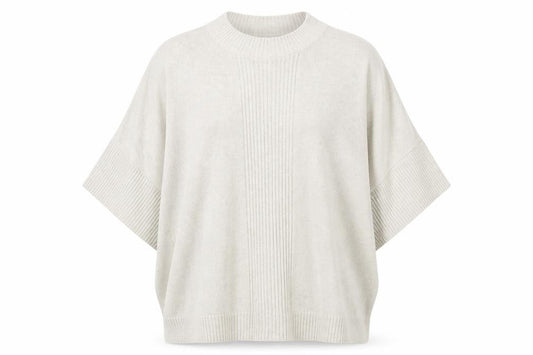 H&M Women Beige XS Mock Neck Jumper