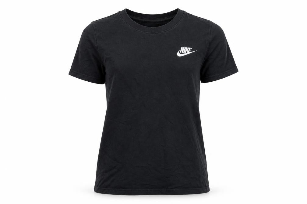 Nike Unisex Black Cotton Basic T-Shirt, Size M, Casual Wear