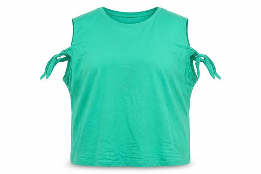 Trendyol Women's Green 3XL Sleeveless T-Shirt