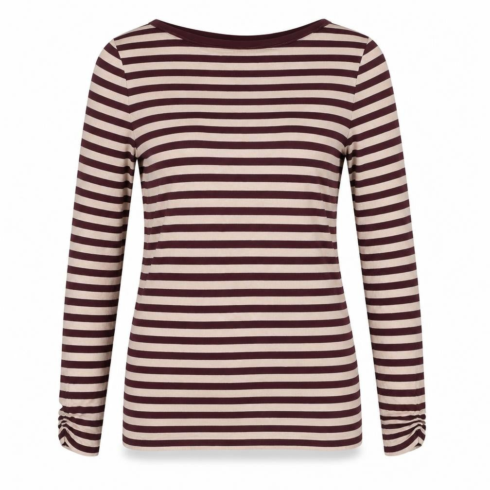 Oasis Women's Multicoloured Striped T-Shirt, S