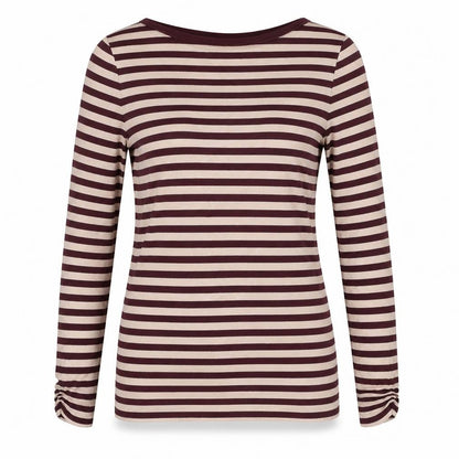 Oasis Women's Multicoloured Striped T-Shirt, S