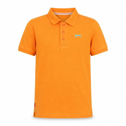 Slazenger Boys Orange Polo Shirt 9-10 Years Casual