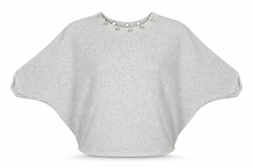 Phase Eight Women's Ivory Cape Jumper - L, Relaxed Fit
