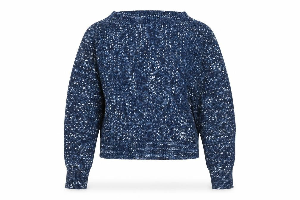 GAP Women's Blue Pullover Jumper, M, Chunky-Knit