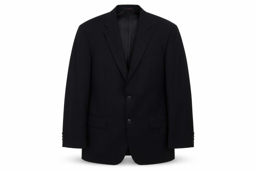 Pierre Cardin Men's Black Blazer, Classic Fit, Size 42R