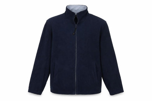 Main-Stream Men's Blue Fleece Full Zip Jacket S