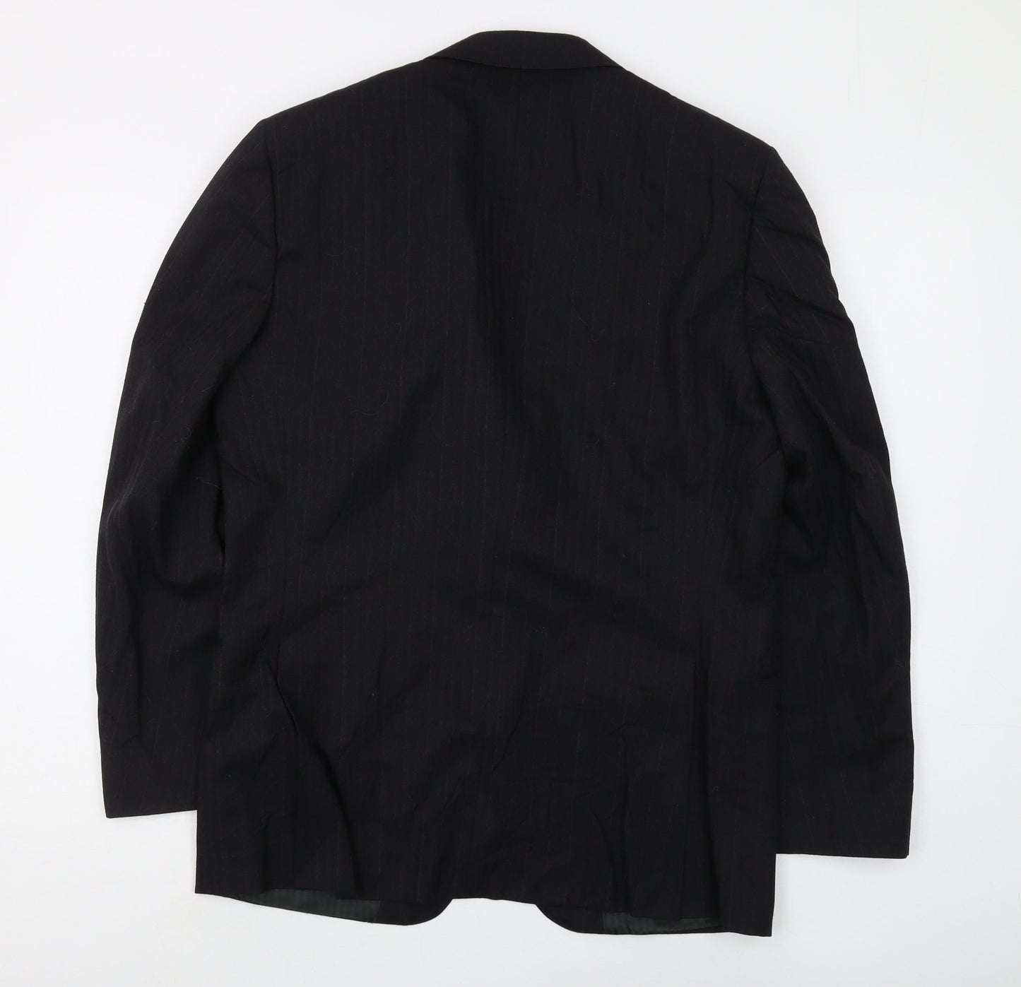 St Michael Men's Black Blazer 38 Short Notch Lapel