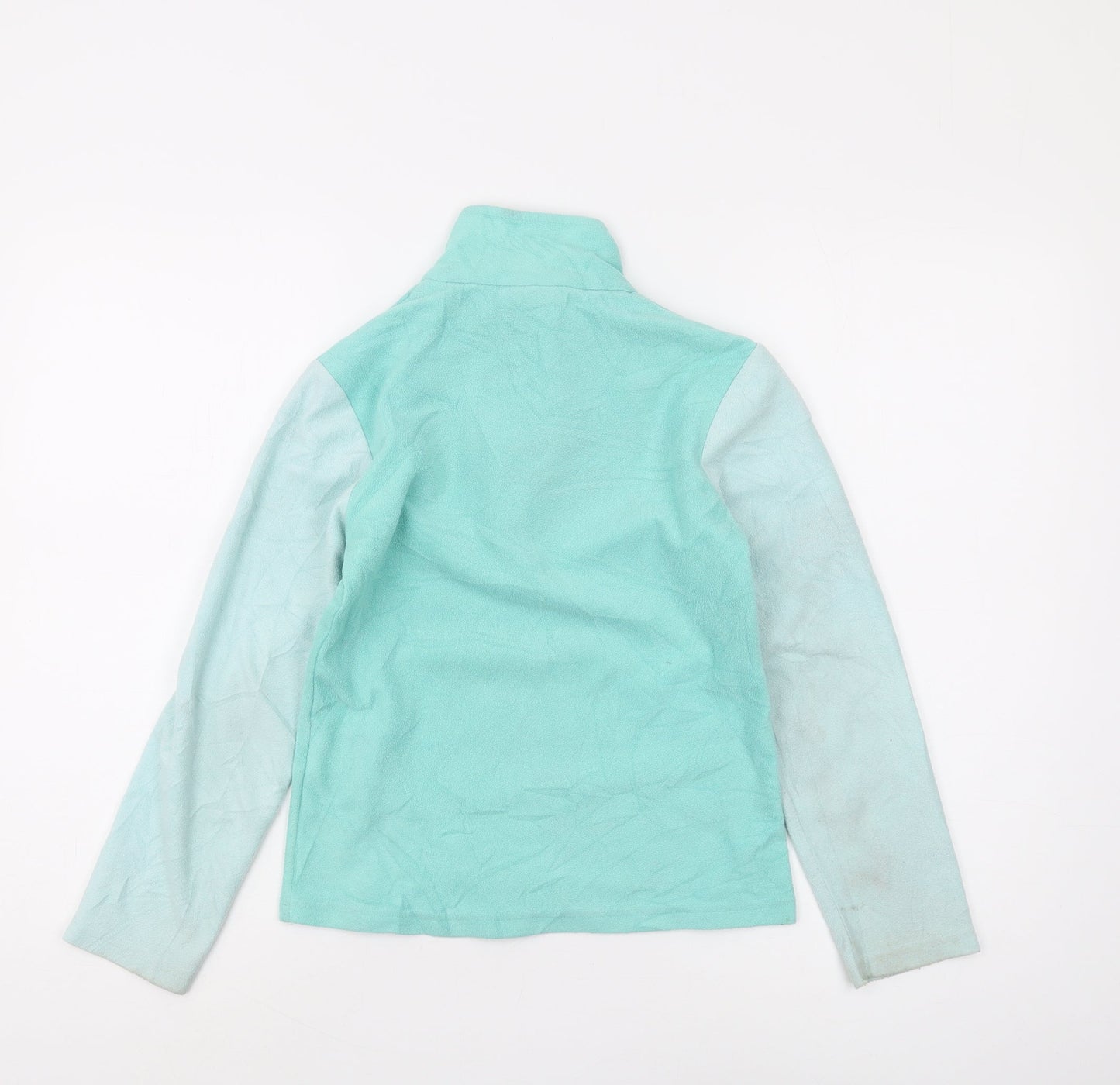Mountain Warehouse Girls Green 9-10 Years 1/2 Zip Sweatshirt