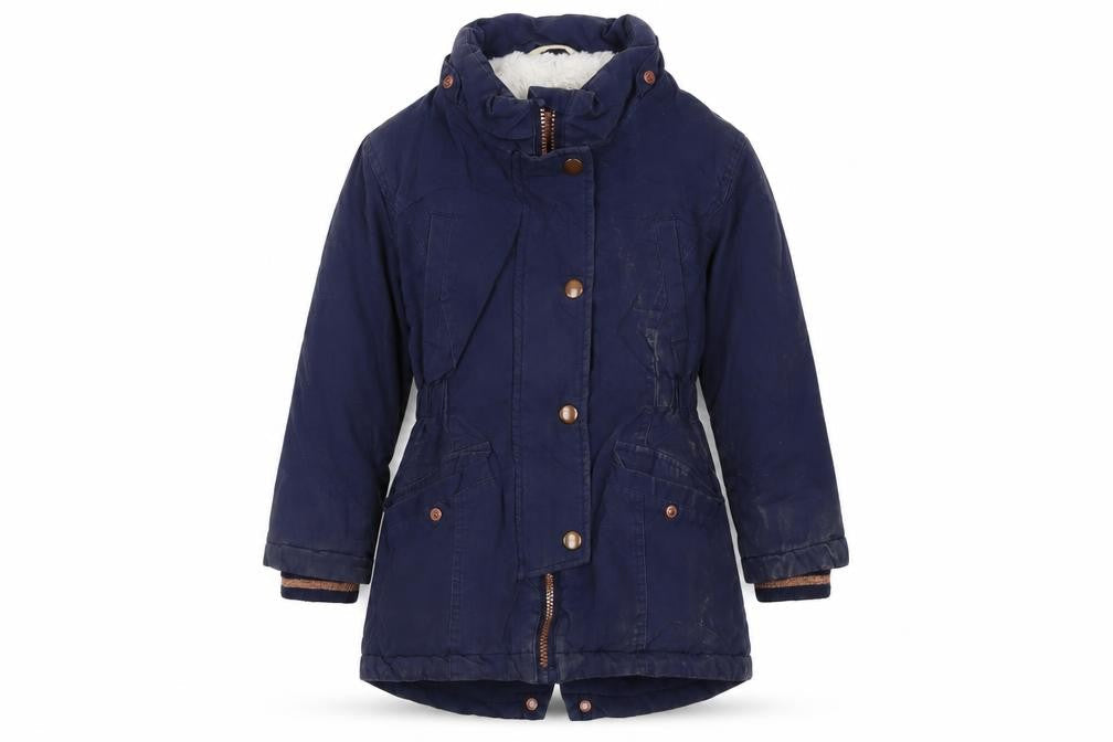 John Lewis Girls Blue Parka Jacket 5 Years
