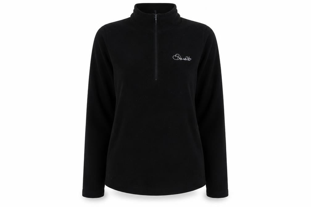 Dare 2b Women's Black 1/2 Zip Fleece Sweatshirt UK 10