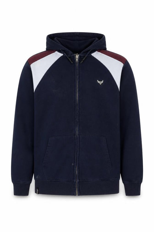 Threadbare Men's Blue Full Zip Hoodie M