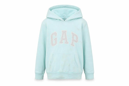 Front view of Gap girls’ blue hoodie pullover -, size 13, years