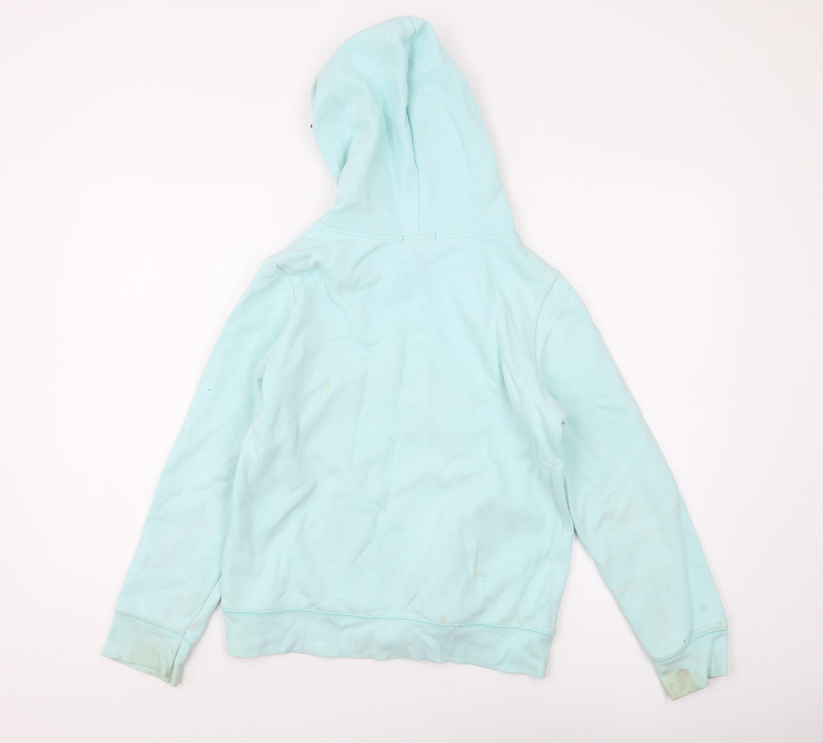 Back view of Gap girls’ blue hoodie pullover -, size 13, years