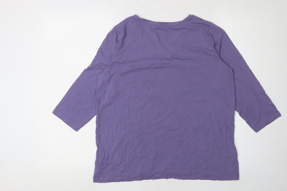 Marks & Spencer Purple Women's Sequin Top