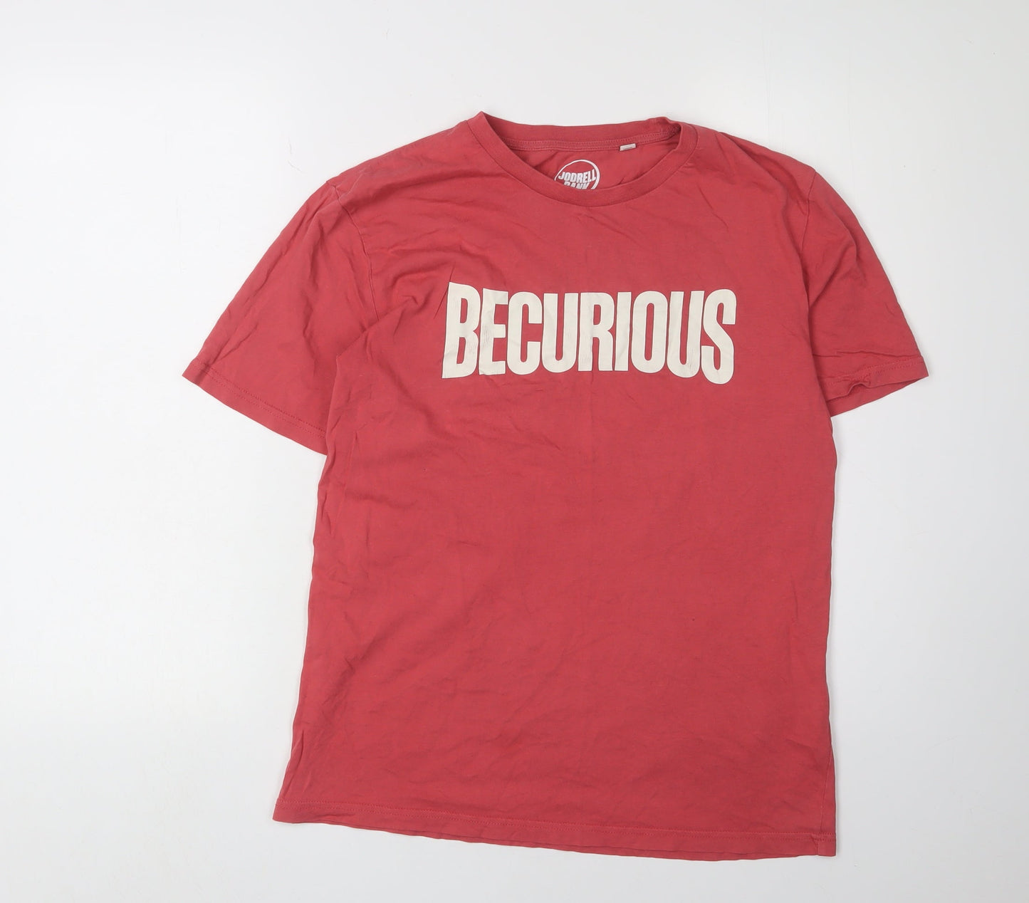 Jodrell Bank Unisex Red Basic T-Shirt UK 10